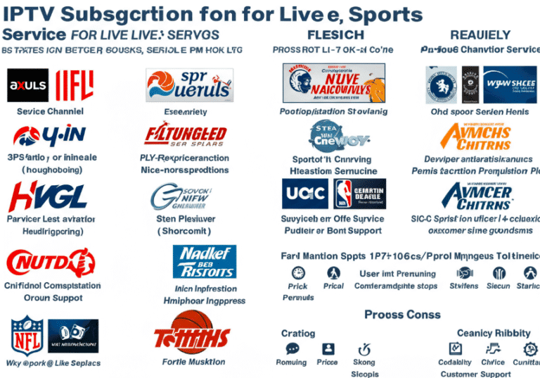 A crystal-clear view of an NFL game on a TV, showcasing the best IPTV subscription for live sports.